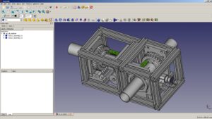 Capture d'&eacute;cran de FreeCAD